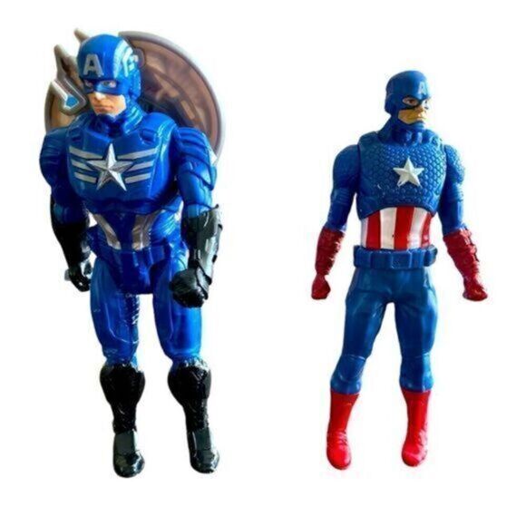 Marvel Avengers Mech Strike Captain America & Titan Heroes Captain America - 6” - Picture 1 of 2